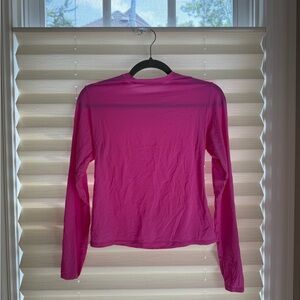 SKIMS Fuchsia Long Sleeve Women's Top